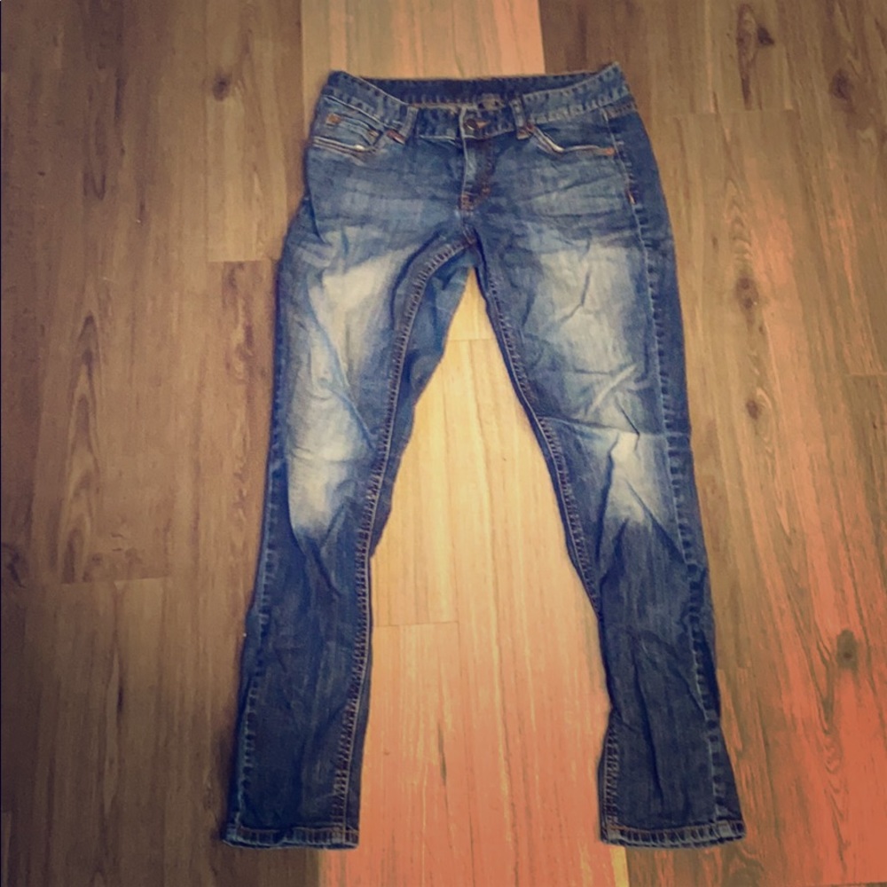 ✅ MOSSIMO SUPPLY CO Skinny Fit Flex Blue Jeans 4S